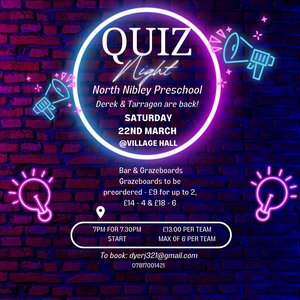 Pre-school Quiz Night