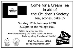 Cream Tea in aid of Children's Society