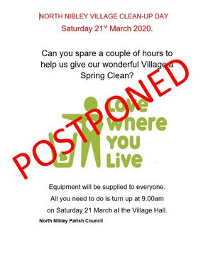 POSTPONED - Village Spring Clean 2020