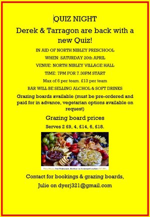 Pre-school quiz night